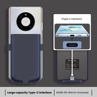 Para iPhone 16 Pro Max para Huawei Mate70 para Samsung S25 funda de batería inteligente Kickstand Universal 10000mAh banco de energía cargador de teléfono