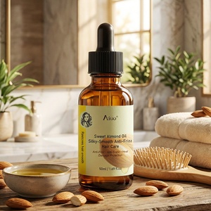 Aceite Capilar, Aceite de Almendras Dulces, Aceite de Jojoba, Escualano, Niacinamida, Hidratante, Antiencrespamiento, Antiestático, Protección Contra el Calor, Nutritivo, Vegano - Product Image 1