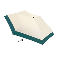Parapluie de protection UV compact de qualité supérieure Plume-légère Ouverture/fermeture entièrement automatique Design élégant classique avec soleil 99% UPF