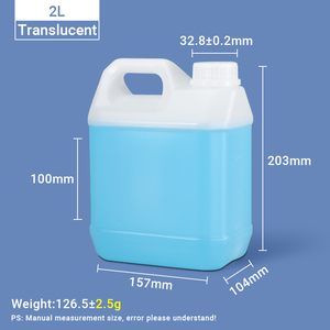 Bidon en plastique HDPE de qualité <span class=keywords><strong>alimentaire</strong></span>, directement de l'usine, avec joint en aluminium, personnalisable de 1L à 10L pour liquides et solides - Product Image 4
