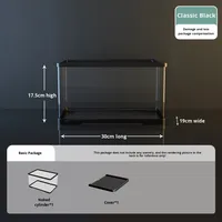Aquarium multifonctionnel de bureau, petit aquarium moderne, ensemble complet de paysagisme, écologique, transparent, en plastique ABS carré