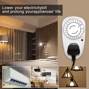 Enchufe de temporizador de cuenta regresiva de mini luz programable mecánica profesional de buena calidad con toma de tierra estándar - Product Image 6