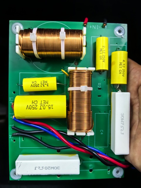 KAMIG OEM ODM Professional Tuning Customized Plastic & Polyester Audio Crossover Device for Two-Way Speakers Made in China