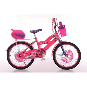 12 16 20英寸粉红色和玫瑰色婴儿自行车10岁和15岁儿童自行车，带铃铛和漂亮的工具箱