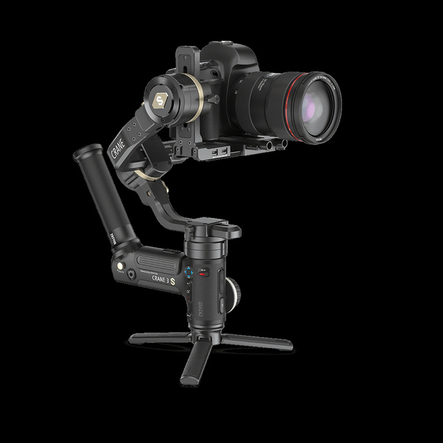 ZHIYUN Crane 3S 3-Axis Handheld Gimbal Stabilizer 6.5KG Payload DSLR Camcorder Video Camera 12H Battery SmartSling Handle
