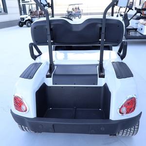 गोल्फ कोर्स रिसॉर्ट होटल रिसेप्शन के लिए रखरखाव-मुक्त लिथियम बैटरी से लैस 2 यात्री सफेद गोल्फ बुगी - Product Image 5