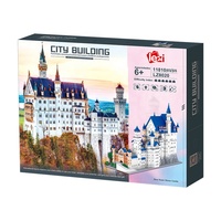 Zhe Gao Lezi arrivées enfants cadeau Architecture bricolage 3D modèle diamant briques jouets Mini nouveau cygne pierre château blocs de construction