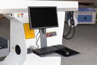 Machine de marquage laser CO2 dynamique 100W pour verre, bois, textile, plastique et non-métaux