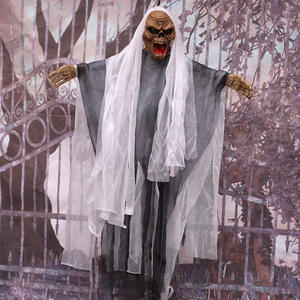 DAMAI Halloween Décorations <span class=keywords><strong>De</strong></span> Fête Crâne Fantôme Sorcière Ornement Suspendu Fantôme Pendentif pour Évasion Chambre <span class=keywords><strong>Secrets</strong></span> Robe D'horreur - Product Image 2