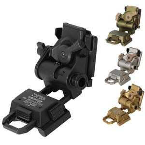 Support de casque tactique NVG de type <span class=keywords><strong>T</strong></span> en alliage d'aluminium CNC, système de montage binoculaire NV pour PVS-15/18/31 L4G24, casque rigide à 4 suspensions à fentes - Product Image 1