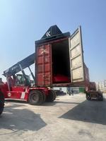 Bonnes affaires : Chariot élévateur à conteneurs d'occasion Kalmar Reach Stacker DRT450 d'origine suédoise, 45 tonnes, avec moteur diesel Cummins, à prix réduit
