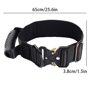 Kingtale Pet SuppliersTactical Training Nylon <strong>Control</strong> Handle and Quick-Release Metal Buckle <strong>Collar</strong> for <strong>Dog</strong> - Product Image 2