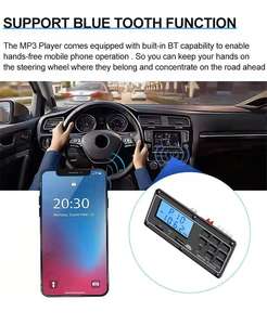 大型液晶画面搭載MP3プレーヤー、2*60Wアンプ内蔵、スーパーMP3プレーヤー、Bluetoothミュージックスピーカー、DC12V-24V、BT5.3、MP3デコーダーボード - Product Image 6