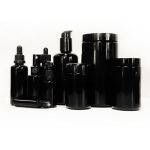 Más vendido 30ml 50ml 100mL Tarro de crema de vidrio <span class=keywords><strong>violeta</strong></span> Hermosa botella cosmética oscura - Product Image 3