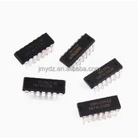 74LS08 Onduleur de déclenchement Schmitt à six voies Convertisseur de puce IC en ligne DIP-14 IC de gestion de l'alimentation IC de contrôle PWN