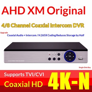 <span class=keywords><strong>Enregistreur</strong></span> vidéo <span class=keywords><strong>numérique</strong></span> XM 8 canaux 4K 5MP AHD CVI TVI Surveillance H.265 DVR Audio bidirectionnel Intercom coaxial analogique Détection de mouvement - Product Image 2