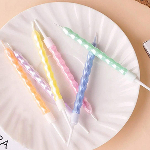 Adorno Personalizado <span class=keywords><strong>de</strong></span> Metal para Pastel KLS, Decoración para Hornear Postres y Cupcakes <span class=keywords><strong>de</strong></span> Boda y <span class=keywords><strong>Cumpleaños</strong></span> Arcoíris, Vela Fina en Espiral <span class=keywords><strong>de</strong></span> Feliz <span class=keywords><strong>Cumpleaños</strong></span> para Pascua - Product Image 4