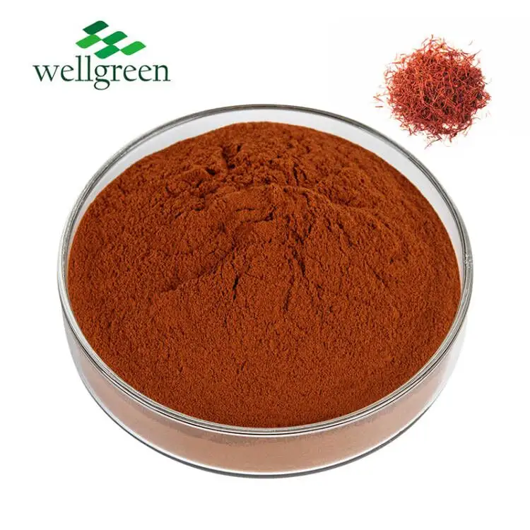 Crocus Sativus Flower Powder Crocin Extraction Pure Stigma Aqurous Supplement Saffron Extract
