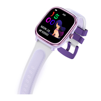 Montre connectée carrée en silicone HT40, moniteur de fréquence cardiaque, podomètre, multi-jeux, étanche, montre pour enfants