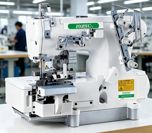 Máquina de Coser de Cama Plana de Accionamiento Directo ZOJTEC ZJ56208C/UT con Cortahilos Automático - Product Image 2