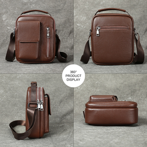 MARRANT-Petit sac à bandoulière en <span class=keywords><strong>cuir</strong></span> pour <span class=keywords><strong>homme</strong></span>, sac à bandoulière en <span class=keywords><strong>cuir</strong></span> véritable - Product Image 4