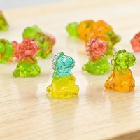 Bonbons Gommeux Personnalisés OEM/ODM en Forme d'Animaux 3D/4D, Saveurs Fruitées Mixtes, Jouets Sucrés à Mâcher pour Enfants, Fabrication de Bonbons Gommeux