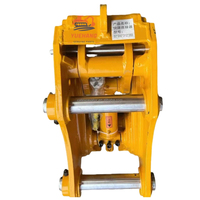 Coupleur rapide d'excavatrice entièrement automatique coupleur de godet de disjoncteur hydraulique mécanique manuel outil d'attelage rapide 0.8ton/20ton/50ton