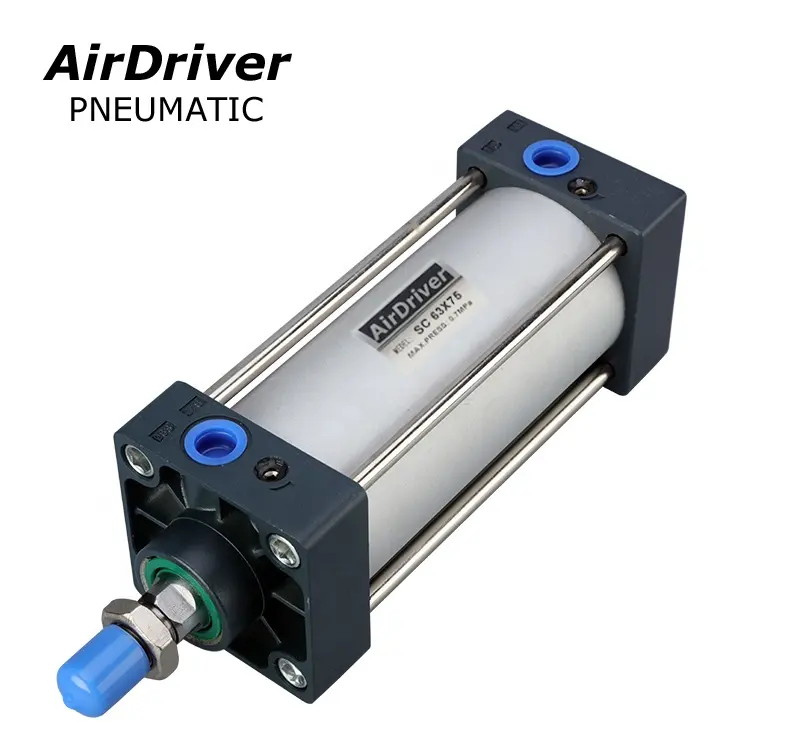 New model Dust-proof Green Seal ring SC Pneumatic Cylinder Airtac Standard double acting Good Quality High pressure air cylinder