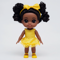 Poupée africaine en vinyle PVC souple noire, taille 15-30 cm, créez votre propre design, poupées noires articulées pour filles