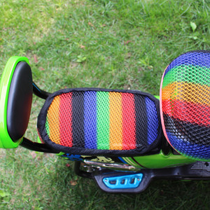 Funda de asiento de malla semitransparente de colores 3D, cojín trasero transpirable para patinete eléctrico, negro y cinco colores - Product Image 2