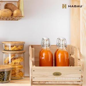 Cestas de Almacenamiento de Madera Habau, Apilables y Transpirables, para Verduras, Frutas, Patatas, Cebollas, Rectangulares, Ecológicas - Product Image 2