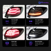 Feux arrière de style automobile pour Peugeot 206 207, clignotants LED, feux de freinage, feux de signalisation dynamiques, DRL, accessoires automobiles