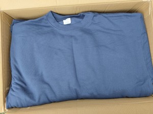 Camiseta de algodón de 100% pulgadas, prenda de vestir de algodón, color negro - Product Image 3