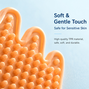 Silicone Pet Bath Brush Set 2 in 1 Massage <b>Grooming</b> <b>Glove</b> with Adjustable Strap Soft Bristles Deep Cleaning <b>for</b> Dogs <b>Cats</b> - Product Image 6