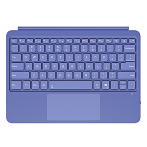 Clavier sans fil avec pavé tactile pour <span class=keywords><strong>Microsoft</strong></span> <span class=keywords><strong>Surface</strong></span> Pro 12, tablette portable avec support rabattable, batterie rechargeable intégrée, fabriqué en cuir PU - Product Image 1