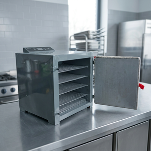 Équipement de séchage alimentaire industriel en acier inoxydable de 200 L avec système de contrôle automatique de la température, pompe, moteur et boîte de vitesses - Product Image 1