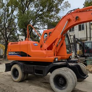 Corée du Sud pelle sur pneus DH150w-7 d'occasion 15 tonnes pelle sur pneus Doosan Dh150w-7 Dx150w-9c Doosan 210 creusement sur roues - Product Image 2