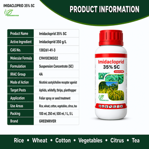 GREENRIVER Imidacloprid 35% SC IRAC Grupo 4A <span class=keywords><strong>Insecticida</strong></span> <span class=keywords><strong>para</strong></span> el Control de Pulgones y Saltadores de Cereales de Arroz - Product Image 2