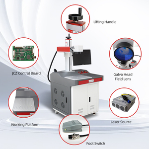 MAX JPT Metal Aluminum Stainless Steel <strong>Cnc</strong> Fiber <strong>Laser</strong> 50 Watts 100 Watts <strong>Engraving</strong> Marking <strong>Machine</strong> For Kiosk - Product Image 6
