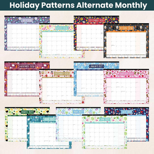 Calendriers muraux et de table personnalisés avec impression couleur recto-verso et reliure thermique – Conception sur mesure - Product Image 1