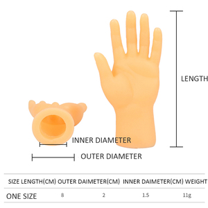Herramienta de masaje de manos pequeñas, guantes de dedo de juguete para perros y gatos, guantes de silicona para dedo pequeño - Product Image 3