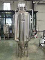 Grands réservoirs de fermentation coniques à double enveloppe en acier inoxydable 304 de 8BBL, 10BBL, 15BBL, type Unitank et Bright Tank