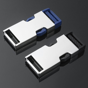 Hebilla de Liberación Lateral de 25 mm, Aleación de Zinc, Plateada y Negra, Accesorios Duraderos para Bolsos - Product Image 1