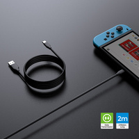 DOBE 2M Type-C Câble de chargement de transmission de données pour PS5 PS4 Xbox Switch Accessoires de jeu pour téléphone portable