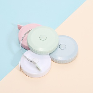 Mini <b>Automatic</b> Retractable Tape Measure Portable Measuring Tape For <b>Sewing</b> And DIY Jewelry Making In Blue Green Pink White - Product Image 2