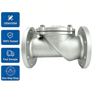 Vanne anti-retour à <span class=keywords><strong>clapet</strong></span> en caoutchouc unidirectionnelle en acier inoxydable pour eau de mer, vente en gros OEM/ODM pour le contrôle des fluides - Product Image 1