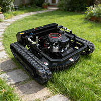 Livraison Gratuite CE EPA Tondeuse Autoportée à Rayon de Braquage Zéro 42 52 60 Pouces avec Moteur Essence 48HP, Large Largeur de Coupe, Tondeuse Télécommandée pour Terrains Inclinés