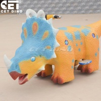Animal Animatronic électrique à pièces de monnaie pour enfants, Animal en plein air, dinosaure