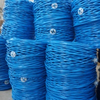 Cable de Red Cat 5e 23AWG de 4 Pares Trenzados, Caja de 305m (1000 pies), Cable de Red UTP de Cobre CCA para Interiores y Exteriores, 100m/305m