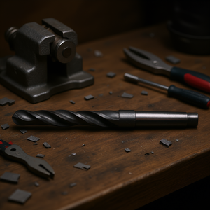 ดอกสว่านเจาะเหล็ก HSS แบบปลายตัดเกลียวพร้อมก้าน Morse Taper Shank สำหรับเจาะโลหะ ไม้ และพลาสติก - Product Image 3